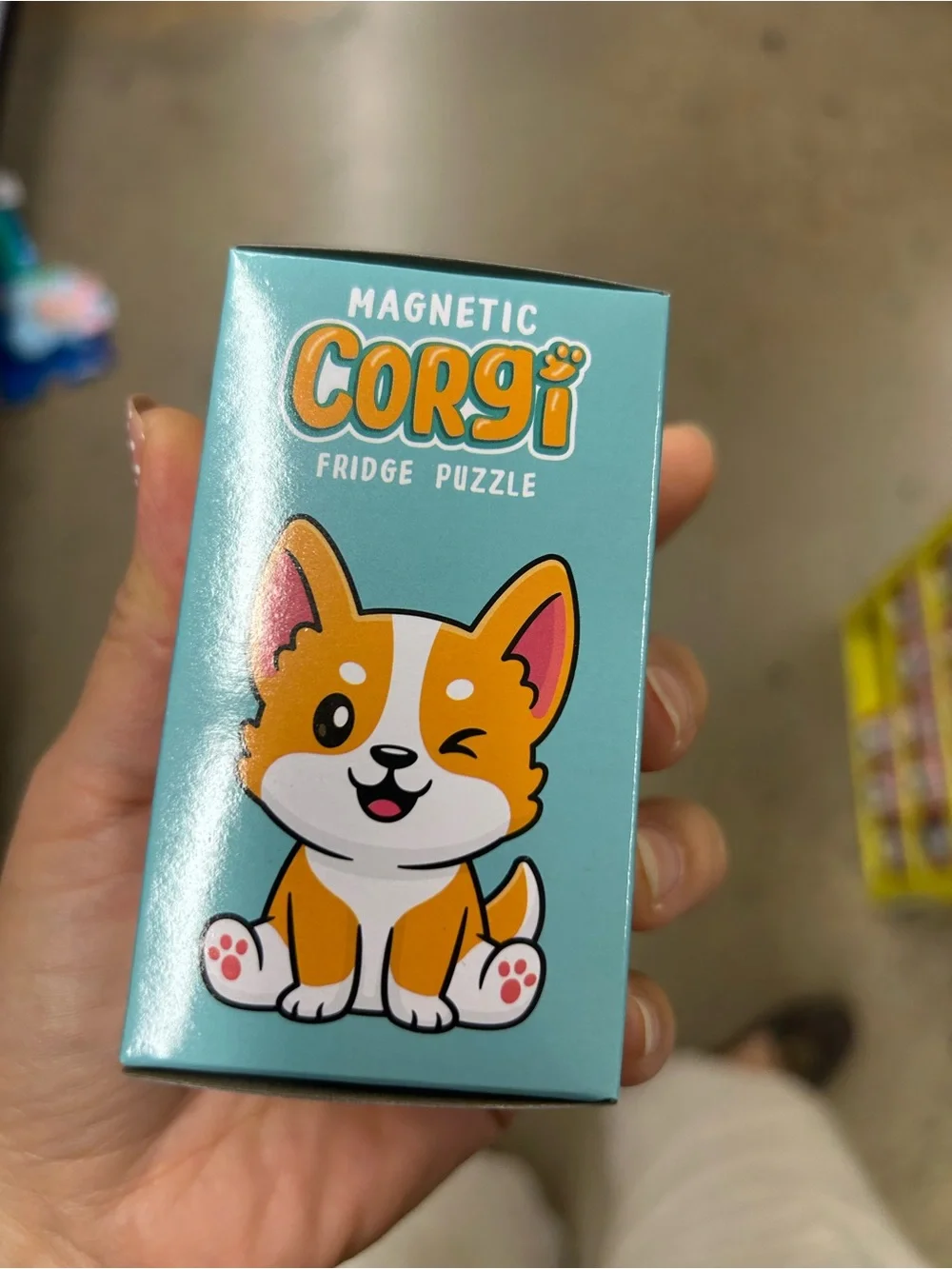 Magnetic Corgi Fridge Puzzle